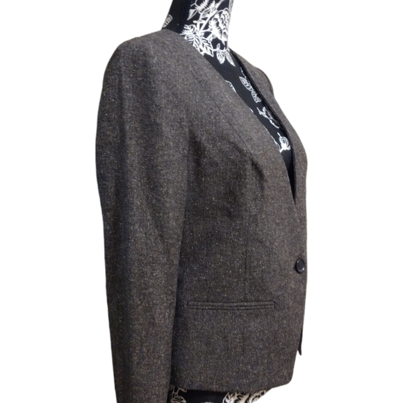 Worthington Tweed Single Button Blazer Jacket - Picture 4 of 8